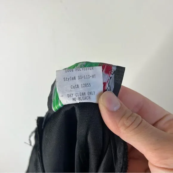 LIP SERVICE Vintage Black and Purple Velvet Lace Maxi Pencil Skirt Large LA USA - Picture 8 of 12